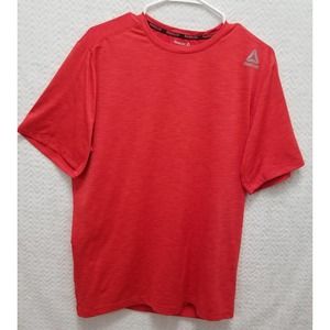 REEBOK Men's Speedwick Performance Active Athletic RED Tee T-Shirt - Size Medium